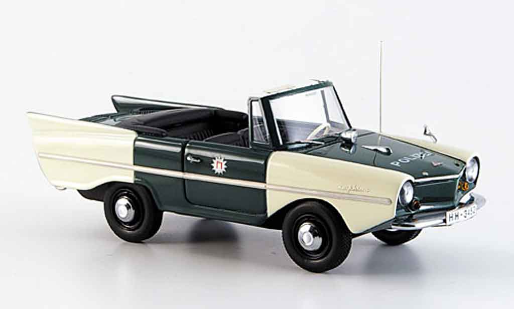 Amphicar Police 1/43 Neo Cabrio politie Hamburg 1961 modelauto