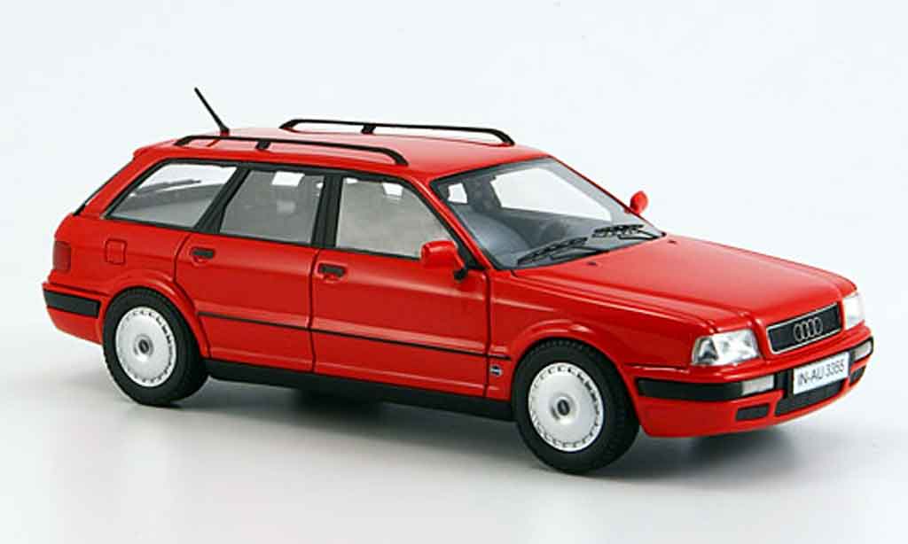 Audi 80 1/43 Neo (B 4) Avant rood modelauto