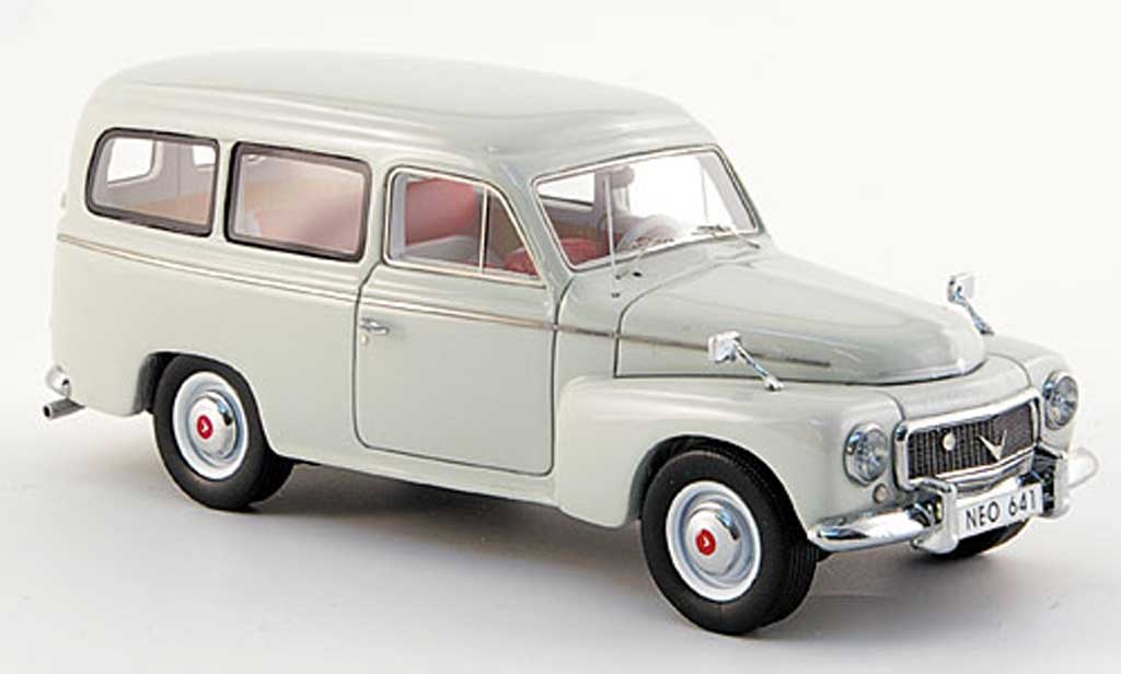 Volvo PV 445 1/43 Neo grijs 1956 modelauto