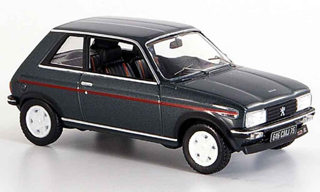 Peugeot 104 1/43 Norev zs2 grijs 1979 modelauto