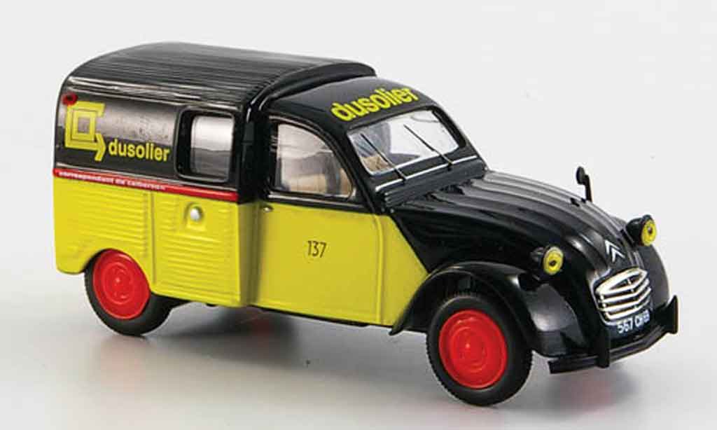 Citroen 2CV 1/43 Norev camionette calberson 1965 modelauto