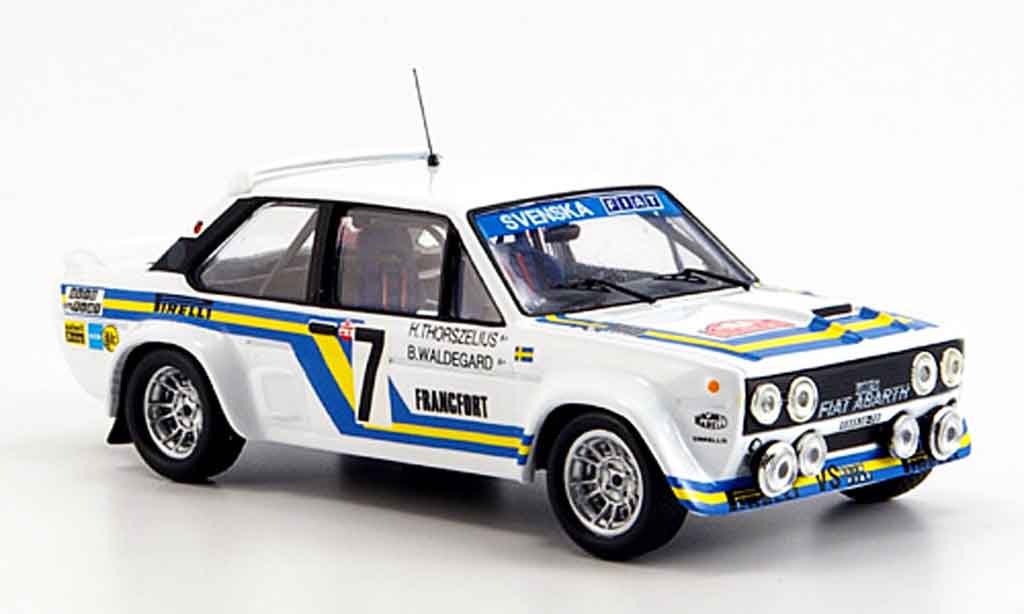 Fiat 131 1/43 IXO Abarth No.7 Waldgegard Thoreszelius 1980 modelauto