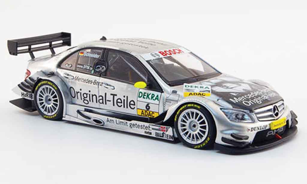 Mercedes Classe C 1/43 Minichamps No.6 Original Teile B.Schneider DTM 2008 modelauto