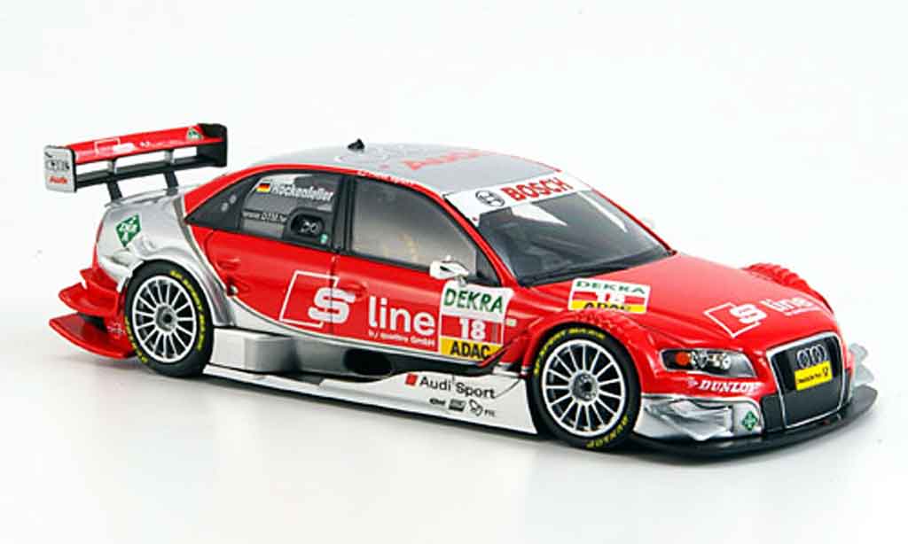 Audi A4 DTM 1/43 Minichamps DTM Rosberg Rockenfeller S Line Team 2008 modelauto