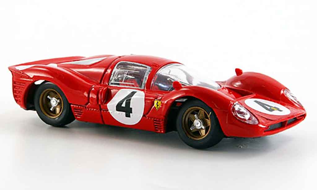 Ferrari 330 P4 1/43 Brumm P4 no.4 1000 km monza r. lodovico 1967 modelauto