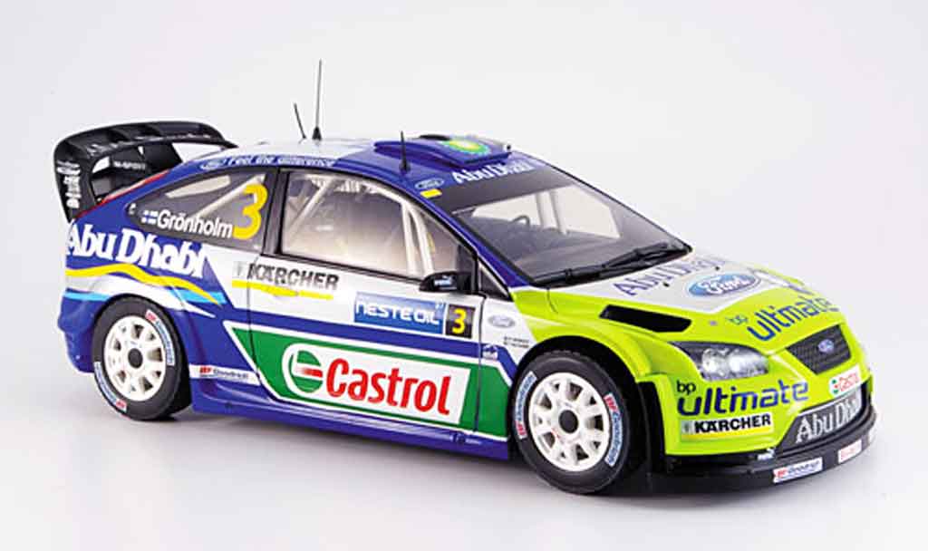 Ford Focus RS WRC 1/18 Sun Star RS WRC gronholm sieger finlande modelauto