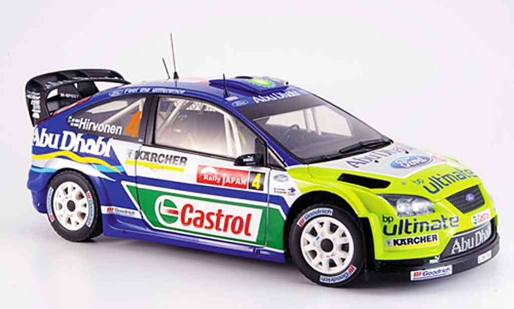 Ford Focus RS WRC 1/18 Sun Star RS WRC hirvonen sieger japan modelauto