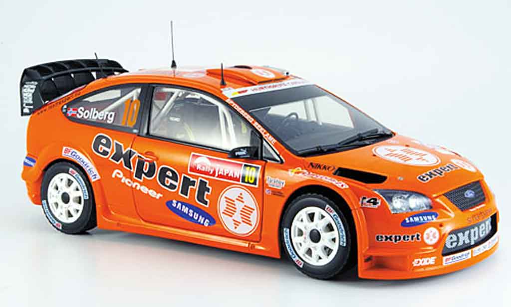 Ford Focus RS WRC 1/18 Sun Star RS WRC solberg rallye japan modelauto