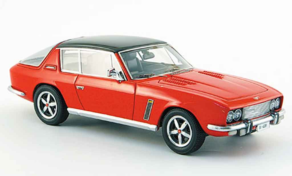 Jensen SIII 1/43 Neo Interceptor rood Hardtop modelauto
