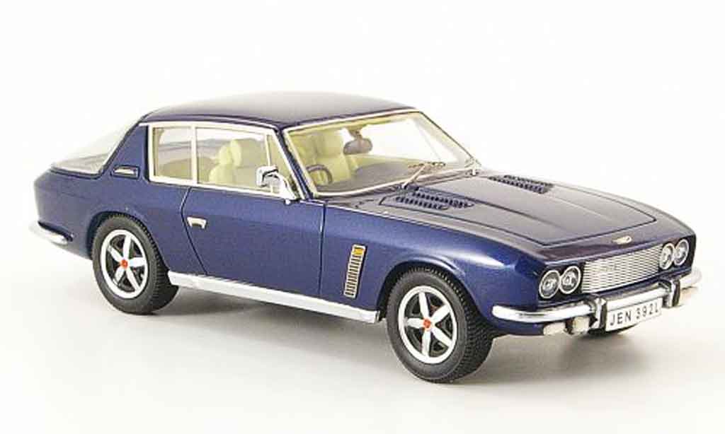 Jensen SIII 1/43 Neo Interceptor blauw modelauto