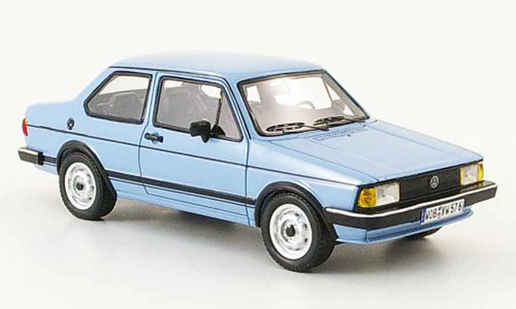 Volkswagen Jetta 1/43 Neo 1 zweiturer blauw modelauto