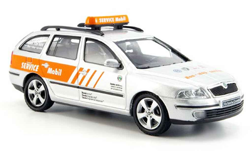 Skoda Octavia 1/43 Abrex combi mobil service 2004 modelauto