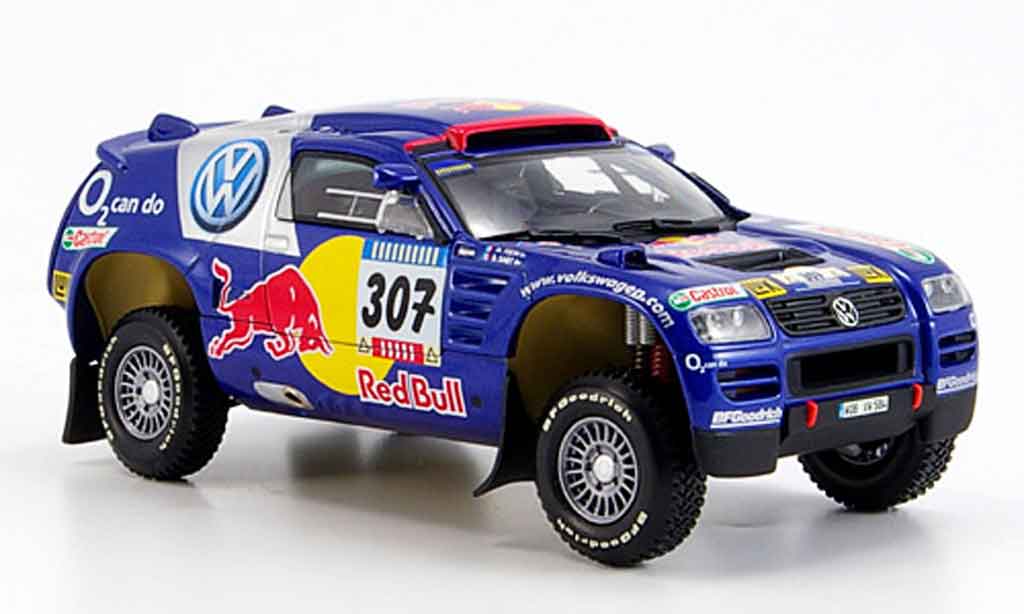 Volkswagen Touareg 1/43 Minichamps no.307 paris dakar 2005 modelauto