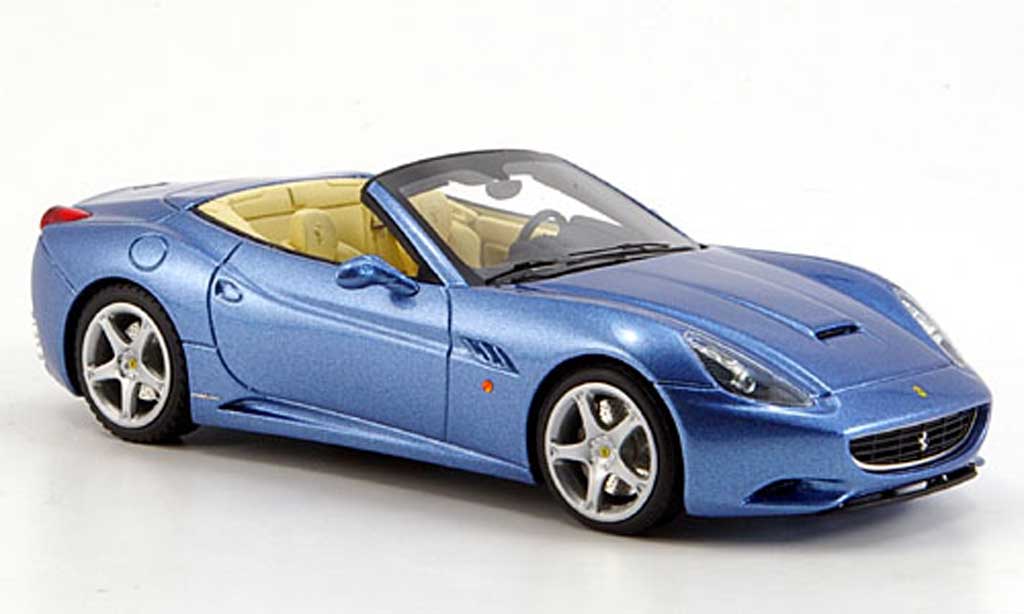 Ferrari California 2008 1/43 Look Smart 2008 blauw geoffnetes Verdeck modelauto