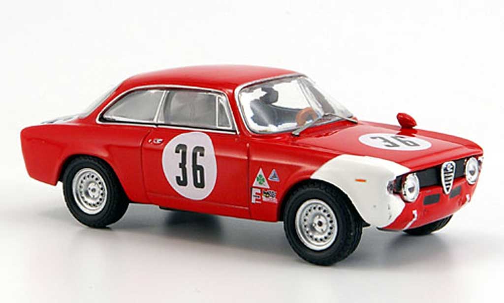 Alfa Romeo Giulia 1600 GTA 1/43 M4 1600 GTA No.36 J.Rindt 4h Sebring 1966 modelauto