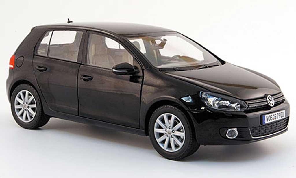 Volkswagen Golf VI GTI 1/18 Norev VI GTI zwart 5 portes 2009 modelauto