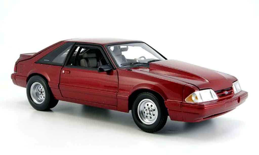 Ford Mustang 1985 1/18 GMP 1985 lx drag rood modelauto