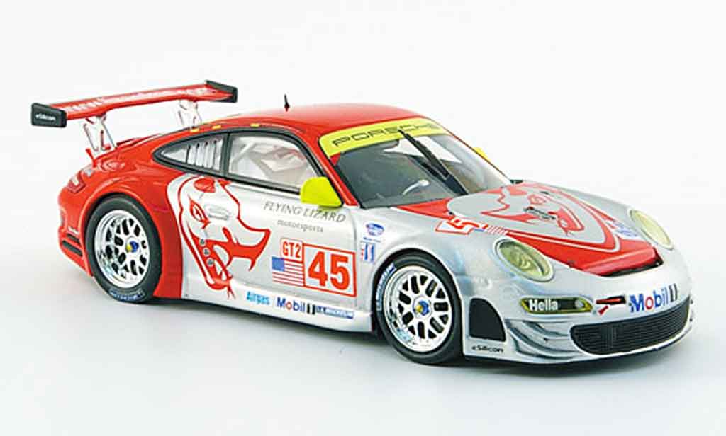Porsche 997 GT3 RSR 1/43 Minichamps GT3 RSR 2008 Team Flying Lizard Le Mans modelauto