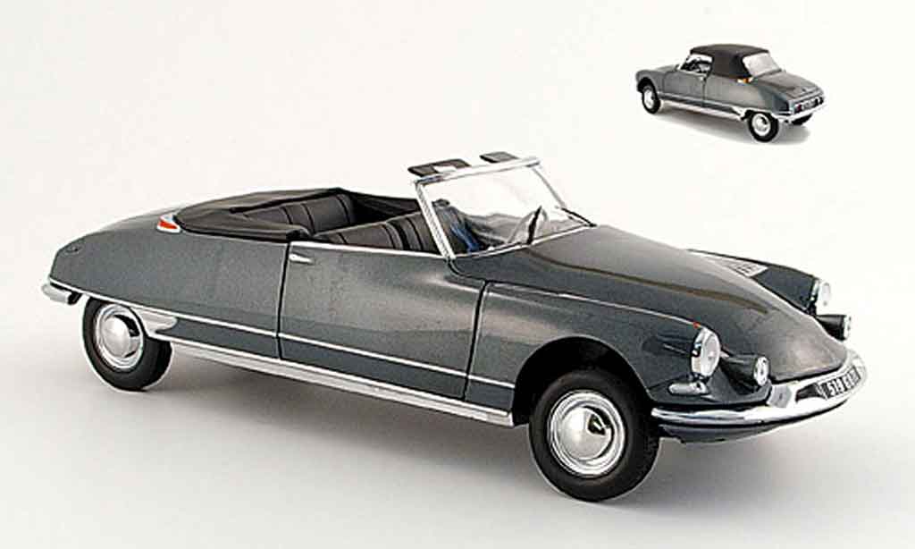 Citroen DS 19 1/18 Norev 19 cabriolet grijs 1961 modelauto