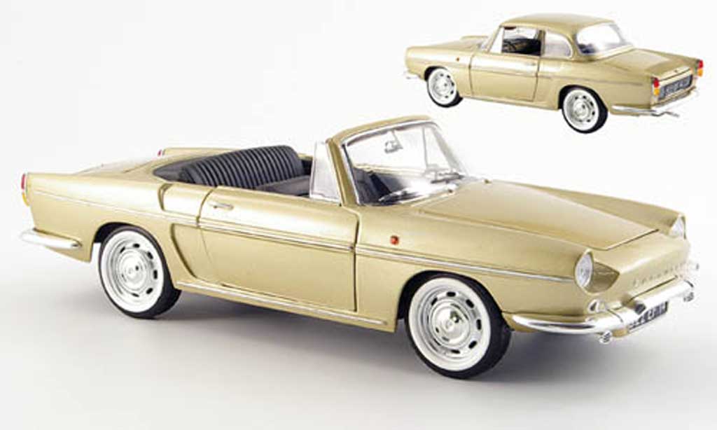 Renault Caravelle 1/18 Norev olivbruin 1958 modelauto