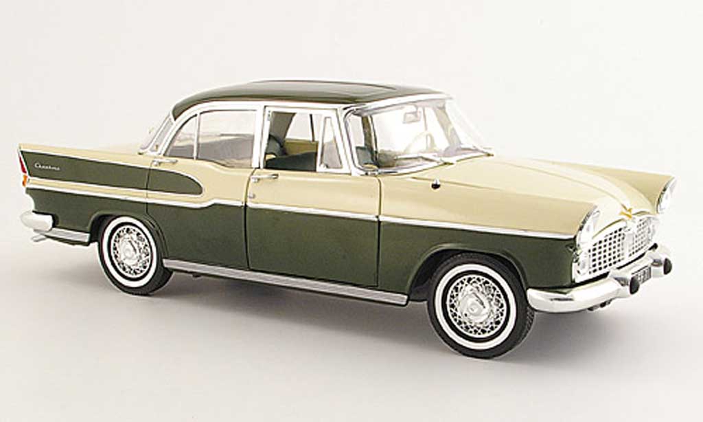 Simca Chambord 1/18 Norev grun beige 1958 modelauto
