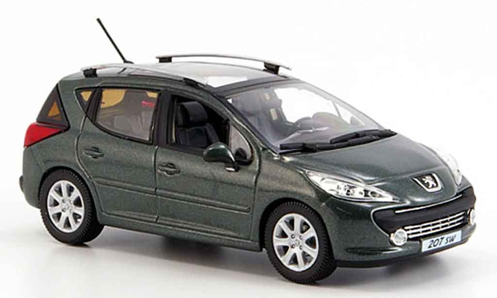 Peugeot 207 SW 1/43 Norev SW grijs 2008 modelauto