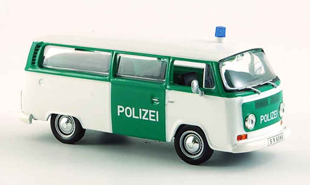 Volkswagen Combi 1/43 WhiteBox t2 bulli politie fensterbus modelauto