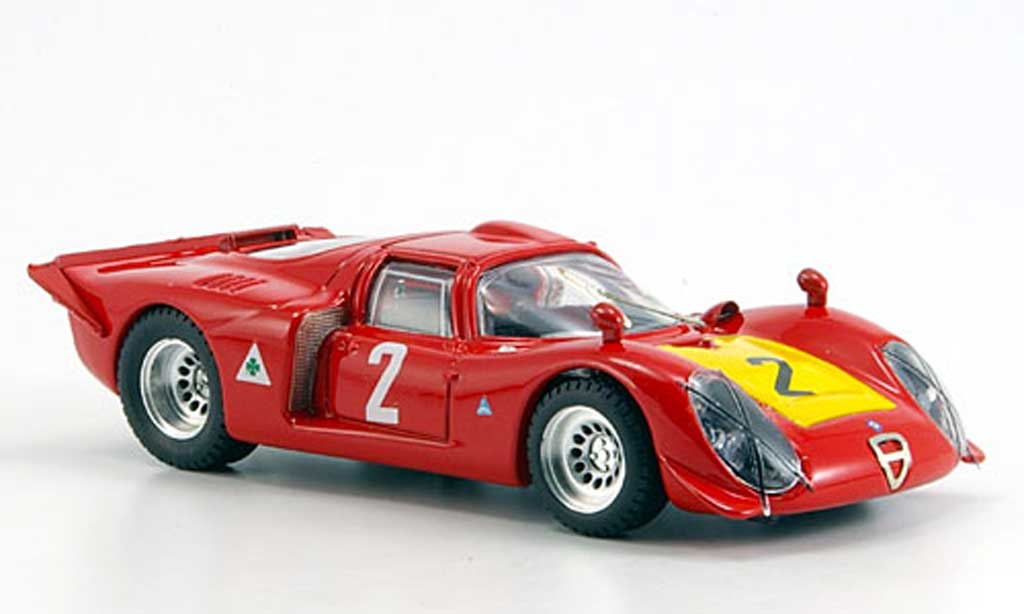 Alfa Romeo 33.2 1968 1/43 Best 1968 No.2 Imola modelauto