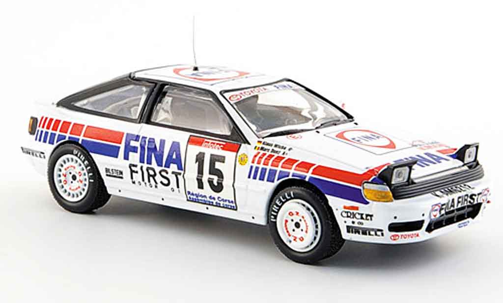 Toyota Celica GT4 1/43 IXO GT4 no.15 duez wicha korsika rallye 1991 modelauto