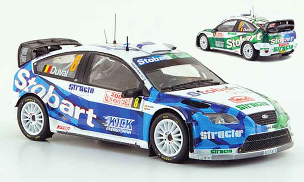 Ford Focus RS WRC 1/43 IXO RS WRC 07 No.8 Structo Rally Monte Carlo 2008 modelauto