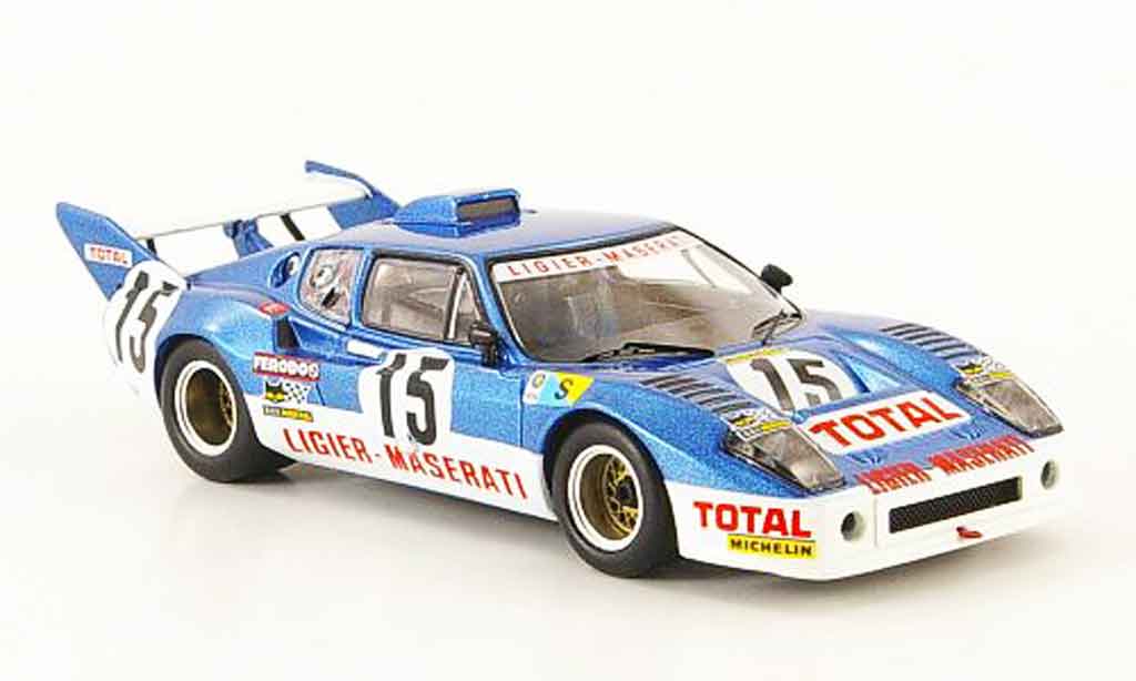 Maserati Ligier 1/43 IXO js2 no.15 laffite serpaggi 24h le mans 1974 modelauto