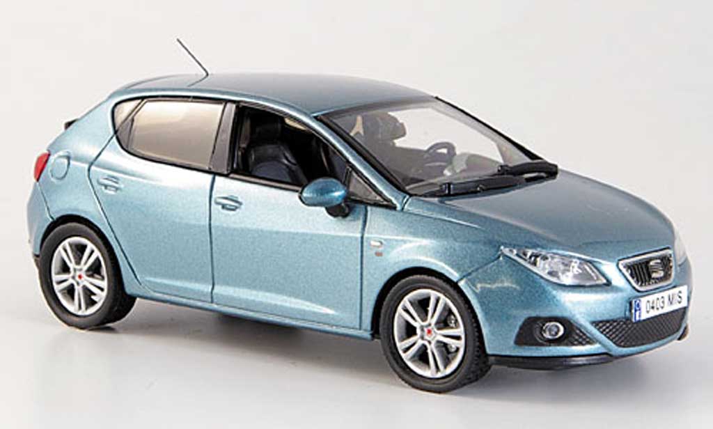 Seat Ibiza 1/43 J Collection blauw 5-portes 2008 modelauto
