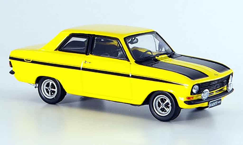 Opel Kadett B 1/43 Schuco B sport geel zwart modelauto