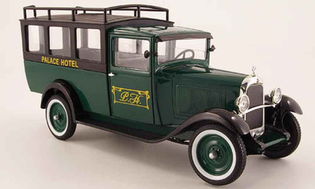 Citroen C4 1930 1/18 Solido 1930 f palace hotel grun/zwart modelauto