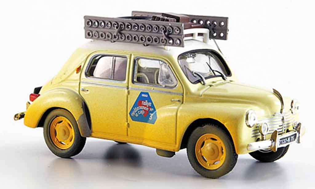 Renault 4CV 1/43 Eligor rallye mediteranee 1950 modelauto