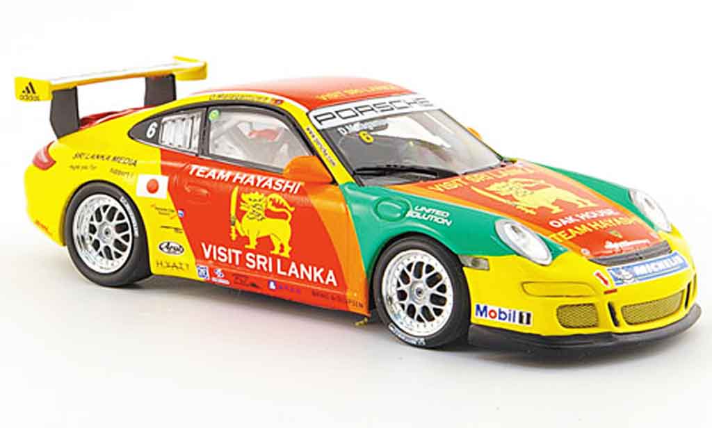 Porsche 997 GT3 CUP 1/43 Minichamps GT3 Cup 2007 Malagawuwa modelauto
