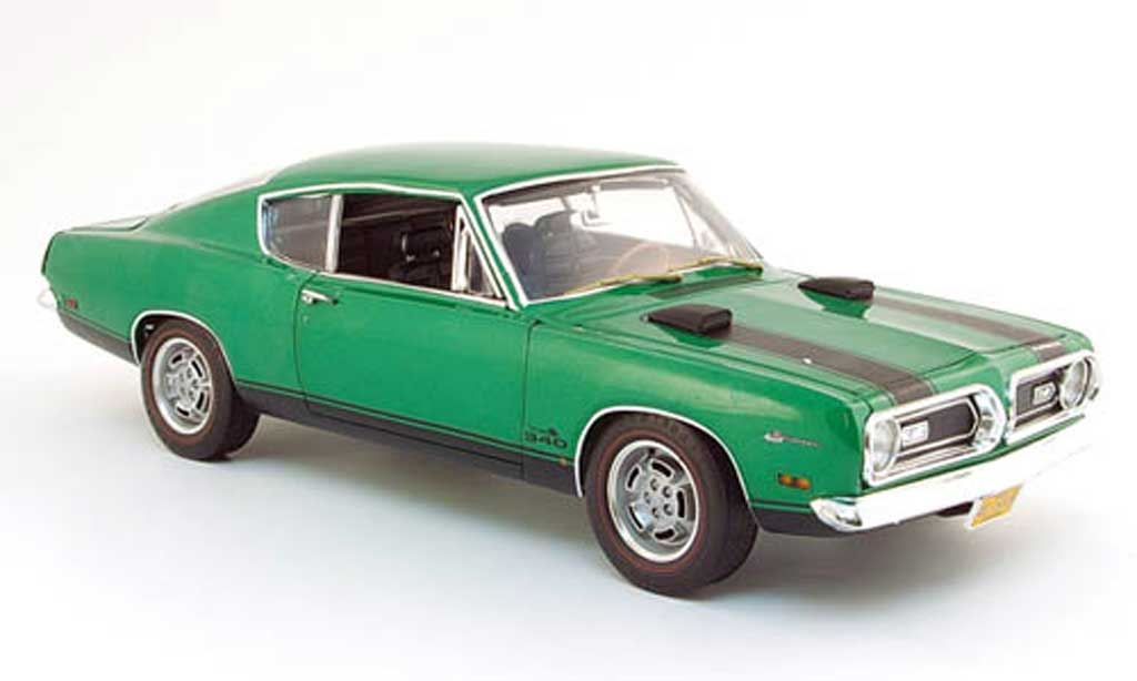 Plymouth Barracuda 1969 1/18 Highway 61 1969 340 grun modelauto