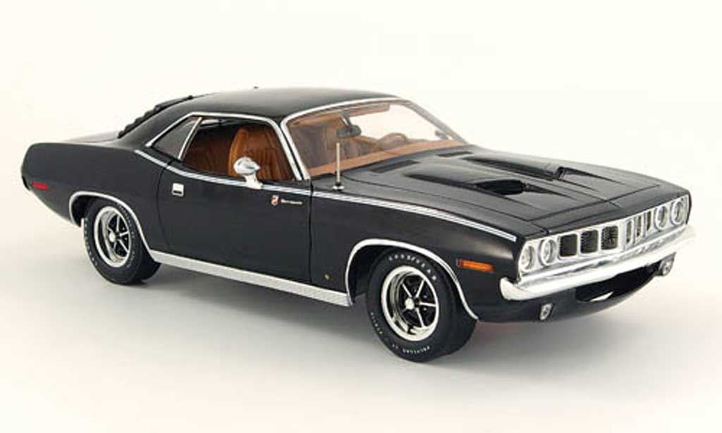 Plymouth Gran Barracuda 1/18 Highway 61 zwart 1971 modelauto