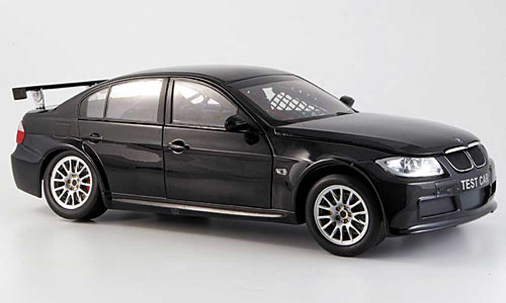 Bmw 320 E90 1/18 Guiloy E90 si zwart WTCC test car modelauto