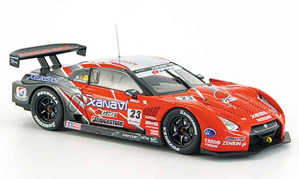 Nissan Skyline R35 1/43 Ebbro JGTC R35 GT R Xanavi Nismo No.23 Fuji Super GT 2008 modelauto