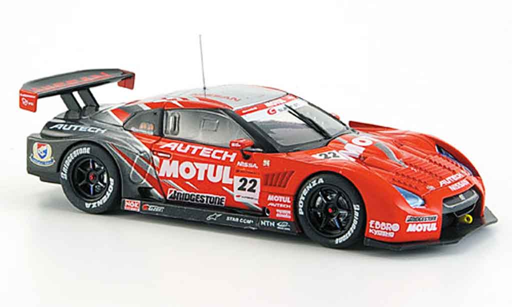 Nissan Skyline R35 1/43 Ebbro JGTC R35 GT R Motul Autech No.22 Fuji Super GT 2008 modelauto