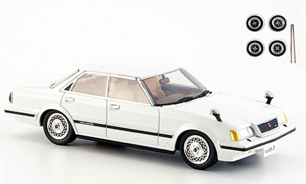 Toyota Mark 1/43 Aoshima ii wit grande twincam24 1982 modelauto