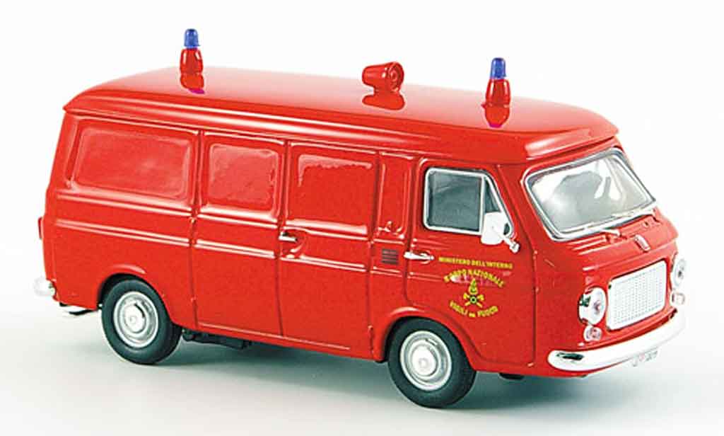 Fiat 238 1/43 Rio Kasten Vigili del fuoco pompier Italien 1976 modelauto