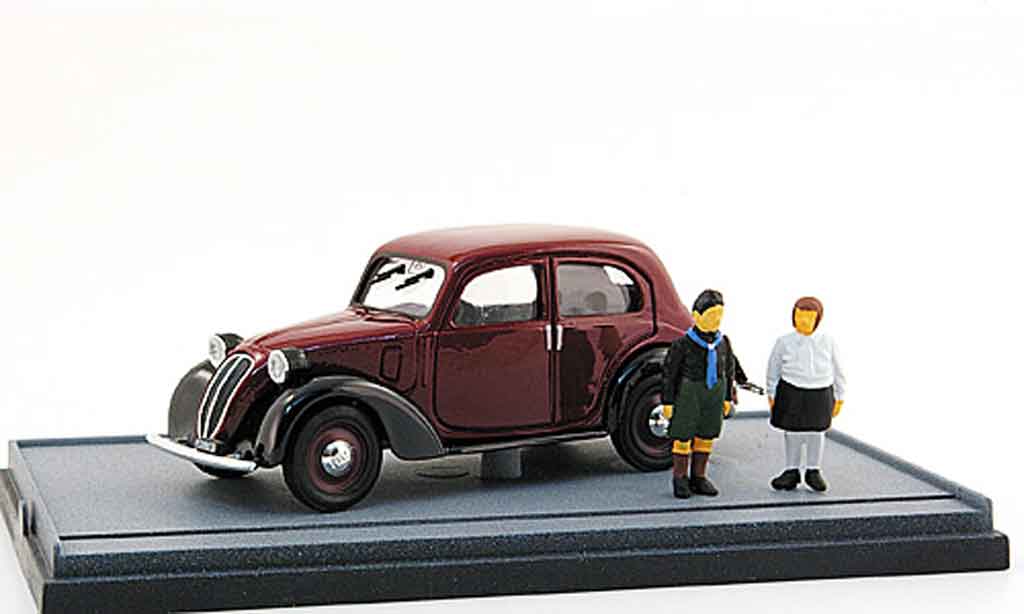 Fiat 1100 1/43 Brumm Nuova Balilla avec 2 Figuren modelauto