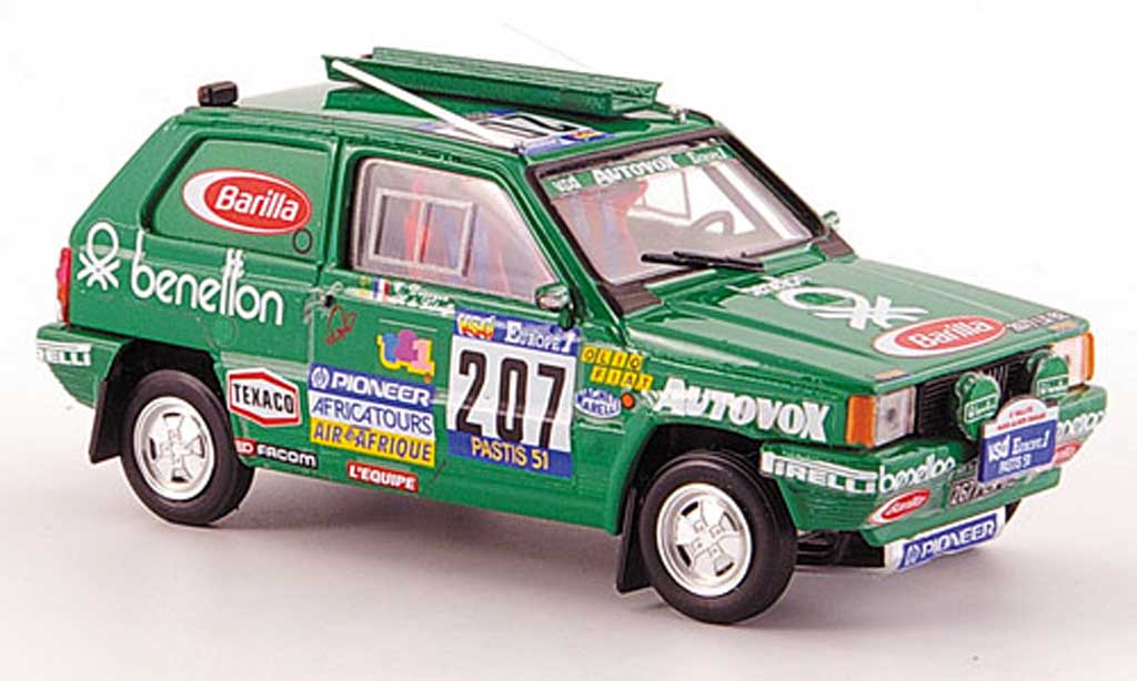 Fiat Panda 1/43 Brumm 4X4 No.207 Rally Paris-Dakar 1984 De Labriffe/Devoyon modelauto