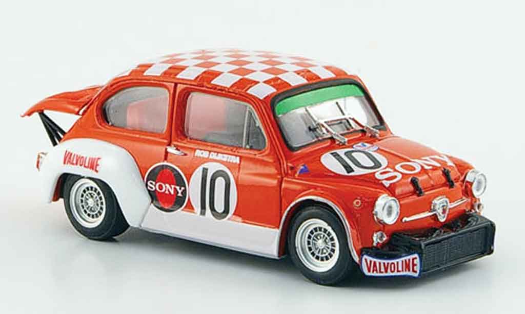 Fiat Abarth 1000 1/43 Brumm TCR Gr.2 No.10 Sony Zandvoort 1971 modelauto