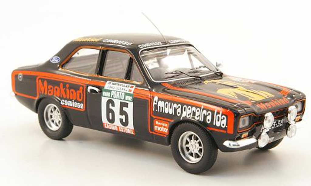 Ford Escort MK1 1/43 Trofeu MK1 No.65 Mankind Rally Portugal 1977 modelauto