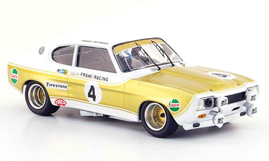 Ford Capri 1/43 Trofeu MK I 2600 No.4 Kent 24h Spa 1972 modelauto