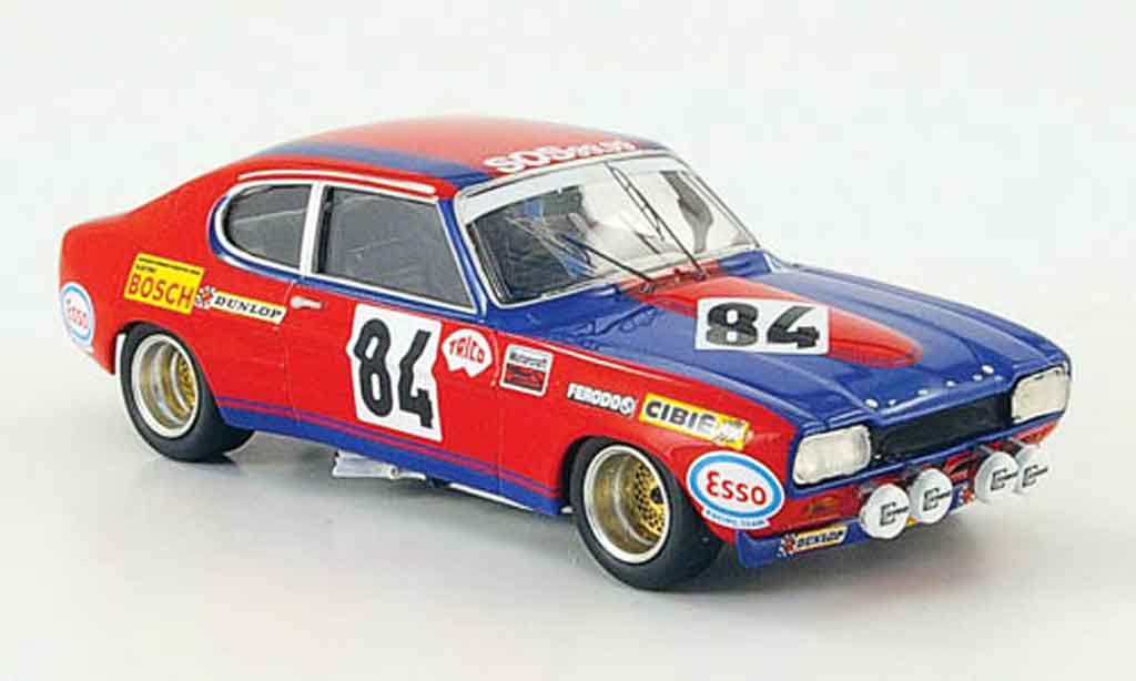 Ford Capri 1/43 Trofeu MK I 2600 No.84 24h Le Mans 1972 modelauto