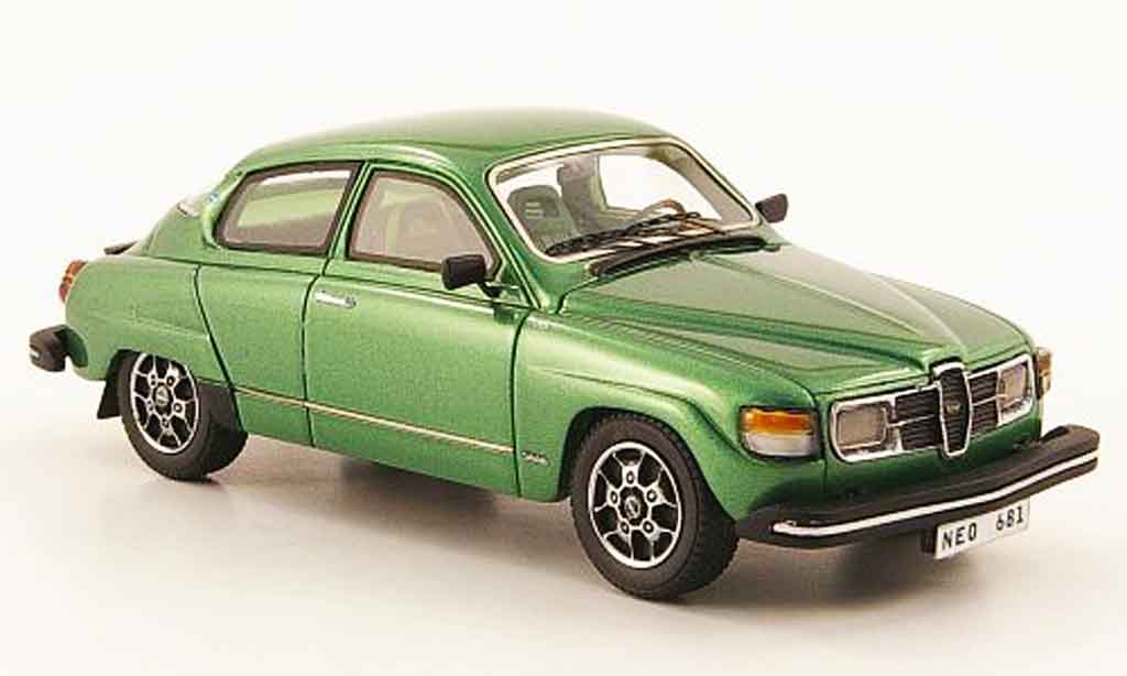 Saab 96 GL 1/43 Neo GL grun 1979 modelauto